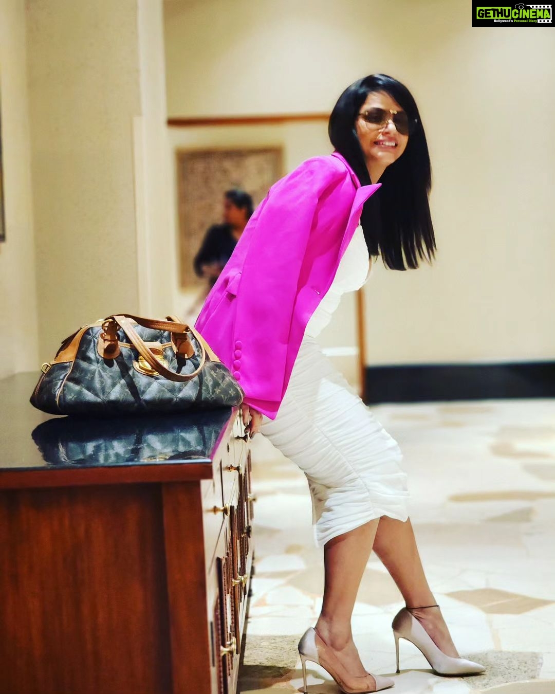 Neetu Chandra Instagram - Today was all about #pink and #white #barbie 💕💖 Styled by @anuradhanath2929 @aabhishekchandraa