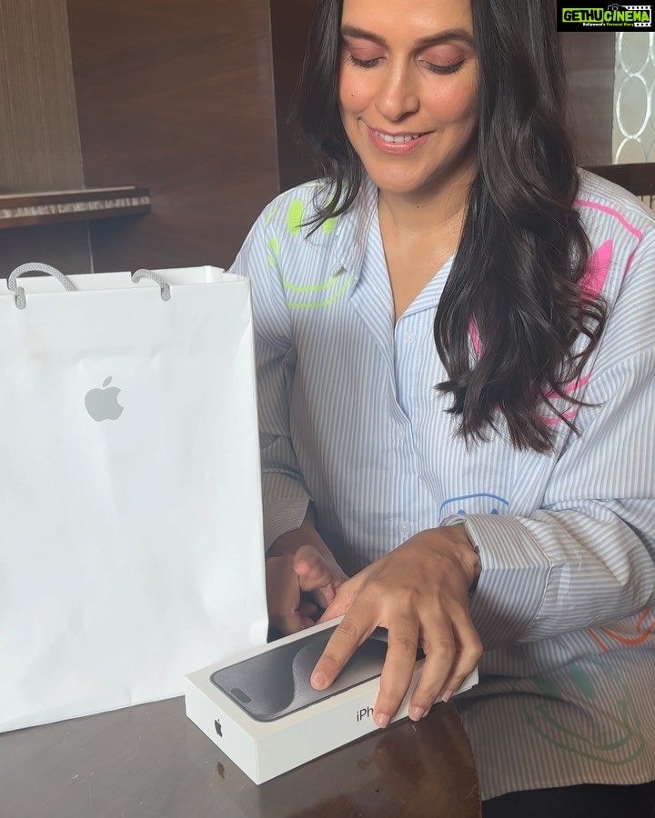 Neha Dhupia Instagram - Excitement level is #promax 😍😍😍#15promax #apple15promax #apple