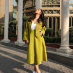 Neha Dhupia Instagram - Glowing green ☘️ …. #dehidiaries Congratulations my fav crew @onefridayworld on the opening of a mega store … happy shopping people at mall of india . . . . @diva_rose21 @karanrai001 @kiran_chhetri92 @dgphotoworks @shahinmannan @elevate_promotions @onefridayworld