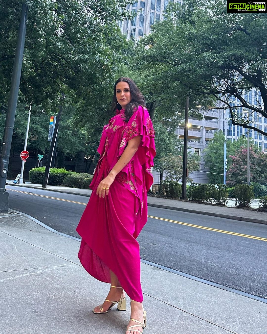 Neha Dhupia Instagram - My 72 hours in #Atlanta πΊπΈ β¦ was fun while it lasted! Now fighting Jet lag βοΈ β¦ π€ #kbye