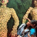 Neha Dhupia Instagram - We witnessed one of the coolest exhibits with the cutest kids and the calmest moms ( ok that’s an oxymoron 😂) 😍😍😍 🍌🍌🍌… Loved every bit of our afternoon here … it was #pictureperfect !!! @ashidua @mithila05 @ankitajaisinghani @nishkalulla #monalkabra #kinnari ♥️ #NitaMukeshAmbaniCulturalCentre #RunAsSlowAsYouCan #InfinityRoom @yayoikusama_ #yayoikusama @nmacc.india