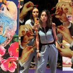 Neha Dhupia Instagram - We witnessed one of the coolest exhibits with the cutest kids and the calmest moms ( ok that’s an oxymoron 😂) 😍😍😍 🍌🍌🍌… Loved every bit of our afternoon here … it was #pictureperfect !!! @ashidua @mithila05 @ankitajaisinghani @nishkalulla #monalkabra #kinnari ♥️ #NitaMukeshAmbaniCulturalCentre #RunAsSlowAsYouCan #InfinityRoom @yayoikusama_ #yayoikusama @nmacc.india