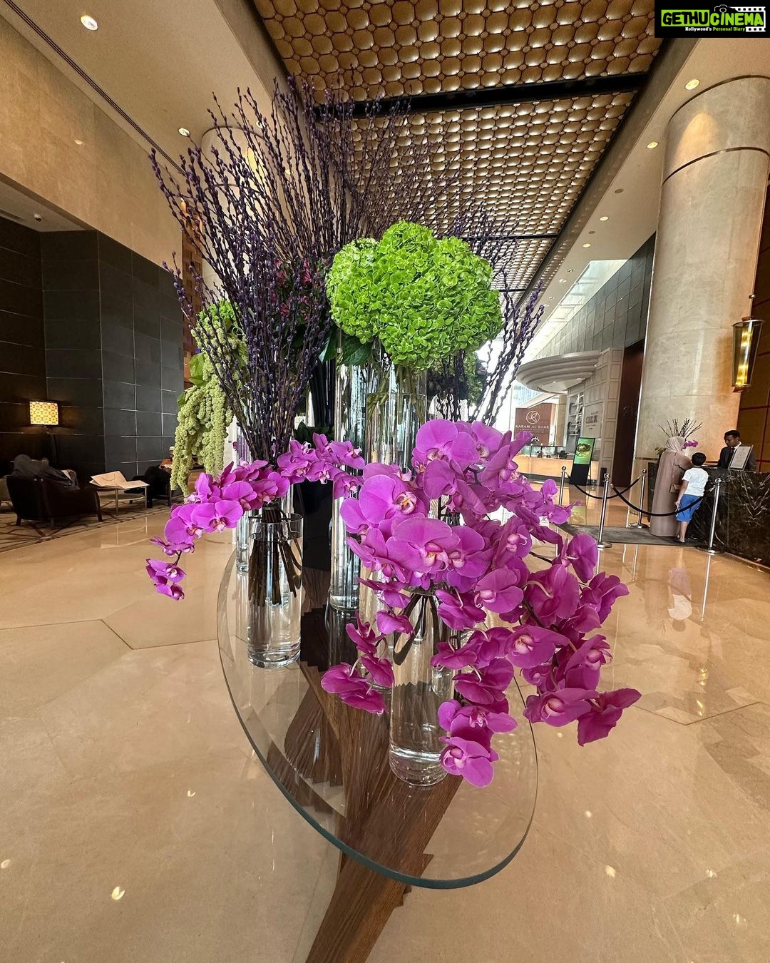Neha Dhupia Instagram - It’s jus wonderful to know that you can build a special bond with a place in a different country that makes you feel so warm and welcomed. Thank you Intercontinental Festival City Dubai for us making us feel at home and treating us like your own. We are coming back for more and for sure ♥️😍🧿 🏡. @intercondfc @oneaboveglobal you guys are the best! We love seeing the world thru ur eyes …♥️☀️✈️