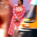 Neha Dhupia Instagram - Hearts ❤️ everywhere 🌈… . . . . . . . . @mayyurgirotracouture 🧥 @ayeshakhanna20 @mitavaswani @hmua_soniyamodi @kapilcharaniya @whimsicalfantasy