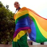 Neha Dhupia Instagram - Rainbows 🌈 everywhere … . . . . . . . . @suta_bombay 👗 @ayeshakhanna20 thank you for the styling @mitavaswani thank you for the make up @hmua_soniyamodi thank you for the hair @kapilcharaniya thank you for the 📸 @whimsicalfantasy thank you for the thoughts