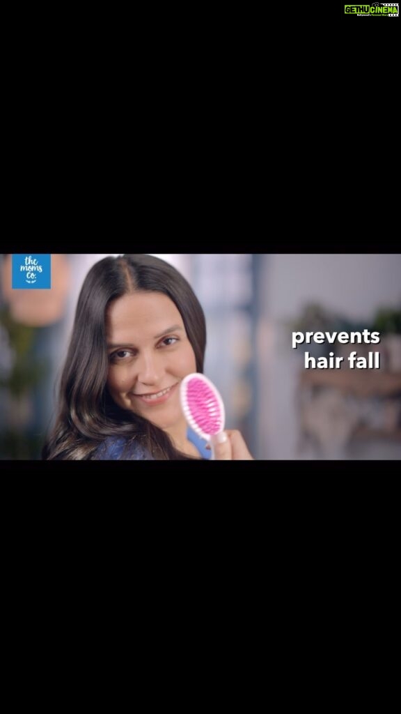 Neha Dhupia Instagram - From their earliest days to the present, my kids have been charmed to wind my hair strands around their tiny fingers, playfully pulling and even fashioning quirky knots. These moments bring me immense delight. Makes me give special attention to my hair’s health and strength, ensuring it’s strong enough to join in the fun. Determined in my choices, particularly in matters of #haircare and preventing hair fall. I prefer natural, toxin-free, safe and effective for both-them and me. With @themomsco as my reliable partner, knowing that we are both protected. My confidence in the brand is unwavering as its committed to put the power of natural ingredients in its products, and delivers clinically tested results #ForEveryMomThroughEveryChange. They’re as focused on quality and safety as I am and make a wide range of products specially for moms through every change–from pregnancy to birth, to every day after that!💙 Witness this labor of love and join me in following @themomsco. Together, we stand for every mother, through each and every transformative experience. Visit www.themomsco.com to explore further. #TheMomsCo #ForEveryMom #ThroughEveryChange #NaturalSkincare #Motherhood #MomLife #NaturalProducts #BabyCare #Ad