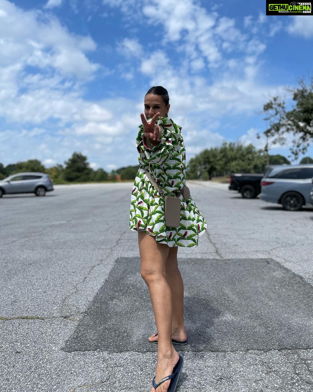 Neha Dhupia Instagram - My 72 hours in #Atlanta πΊπΈ β¦ was fun while it lasted! Now fighting Jet lag βοΈ β¦ π€ #kbye