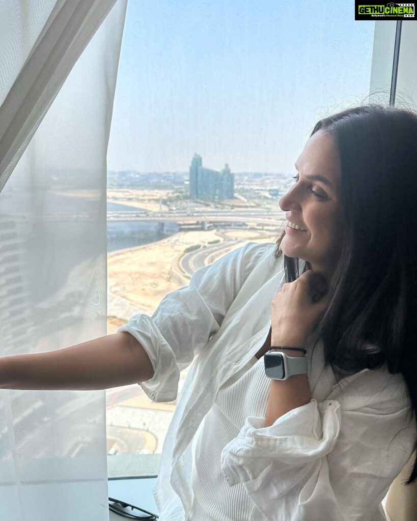Neha Dhupia Instagram - It’s jus wonderful to know that you can build a special bond with a place in a different country that makes you feel so warm and welcomed. Thank you Intercontinental Festival City Dubai for us making us feel at home and treating us like your own. We are coming back for more and for sure ♥️😍🧿 🏡. @intercondfc @oneaboveglobal you guys are the best! We love seeing the world thru ur eyes …♥️☀️✈️