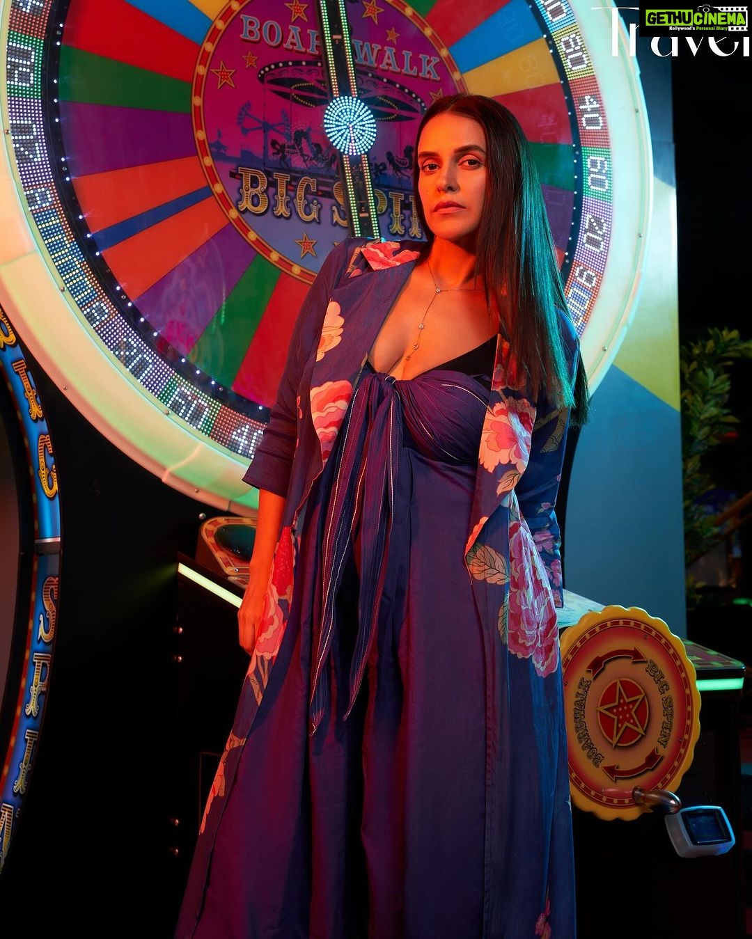 Neha Dhupia Instagram - This October we bring the shining star @nehadhupia from our very own Bollywood Galaxy. Magazine: @culturedwedding Travel Edition Managing Editor: @yadav_manjeet Business Head: @divyanijain1925 Produced by: @maximus_collabs_ Photographer: @kvenayaak Stylist: @shauryaathley Make-up & Hair: @diva_rose21 @karanrai001 @kiran_chhetri92 Jewellery: @bblencci Location: @timezonegames , Ambience Mall -Vasant Kunj ,Delhi Media Agency: @hardlyanonymous_2.0 Co-ordinated by: @nadiiaamalik . Cover look: @tizzi.official Purple look: Overshirt: @paulmiandharsh Jumpsuit: @sanabarrejaofficial Green pattern dress: @reynutaandon Yellow look: @baisegaba #culturedwedding #nehadhupia #covergirl #october2023