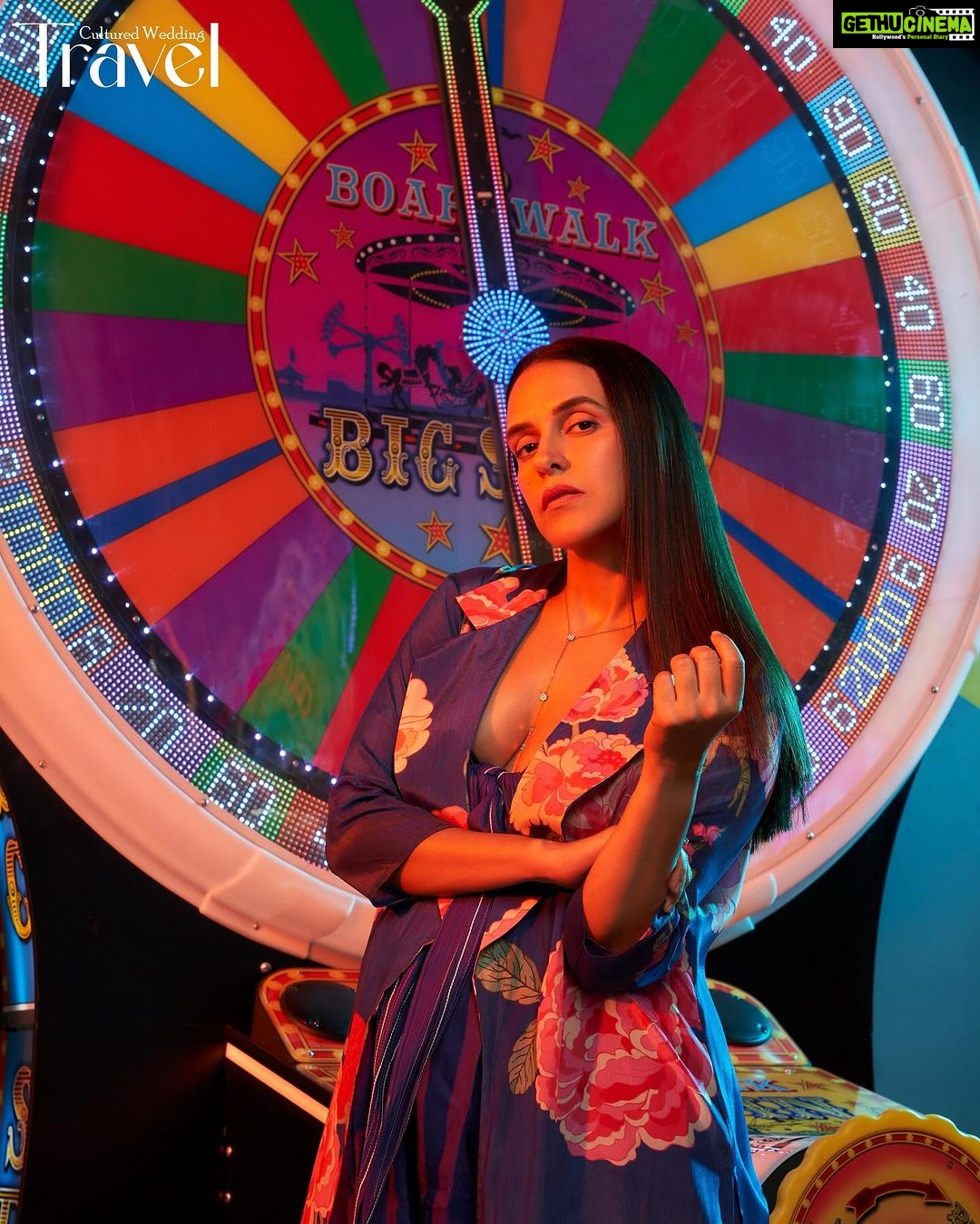 Neha Dhupia Instagram - This October we bring the shining star @nehadhupia from our very own Bollywood Galaxy. Magazine: @culturedwedding Travel Edition Managing Editor: @yadav_manjeet Business Head: @divyanijain1925 Produced by: @maximus_collabs_ Photographer: @kvenayaak Stylist: @shauryaathley Make-up & Hair: @diva_rose21 @karanrai001 @kiran_chhetri92 Jewellery: @bblencci Location: @timezonegames , Ambience Mall -Vasant Kunj ,Delhi Media Agency: @hardlyanonymous_2.0 Co-ordinated by: @nadiiaamalik . Cover look: @tizzi.official Purple look: Overshirt: @paulmiandharsh Jumpsuit: @sanabarrejaofficial Green pattern dress: @reynutaandon Yellow look: @baisegaba #culturedwedding #nehadhupia #covergirl #october2023