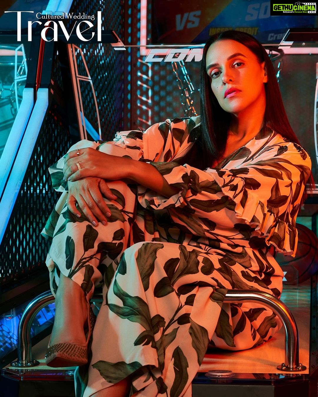 Neha Dhupia Instagram - This October we bring the shining star @nehadhupia from our very own Bollywood Galaxy. Magazine: @culturedwedding Travel Edition Managing Editor: @yadav_manjeet Business Head: @divyanijain1925 Produced by: @maximus_collabs_ Photographer: @kvenayaak Stylist: @shauryaathley Make-up & Hair: @diva_rose21 @karanrai001 @kiran_chhetri92 Jewellery: @bblencci Location: @timezonegames , Ambience Mall -Vasant Kunj ,Delhi Media Agency: @hardlyanonymous_2.0 Co-ordinated by: @nadiiaamalik . Cover look: @tizzi.official Purple look: Overshirt: @paulmiandharsh Jumpsuit: @sanabarrejaofficial Green pattern dress: @reynutaandon Yellow look: @baisegaba #culturedwedding #nehadhupia #covergirl #october2023