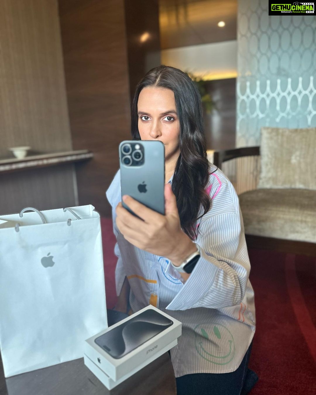Neha Dhupia Instagram - Excitement level is #promax 😍😍😍#15promax #apple15promax #apple