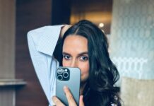 Neha Dhupia Instagram - Excitement level is #promax 😍😍😍#15promax #apple15promax #apple