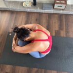 Neha Dhupia Instagram - Power n peace lie in the journey between practice and posture …. #yoga #yogapractice #learningeveryday #workinprogress