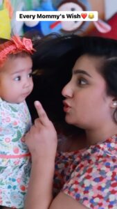 Neha Marda Instagram - Every mommy's wish ❤️😂
agree ?
@anaya_.agrawal
