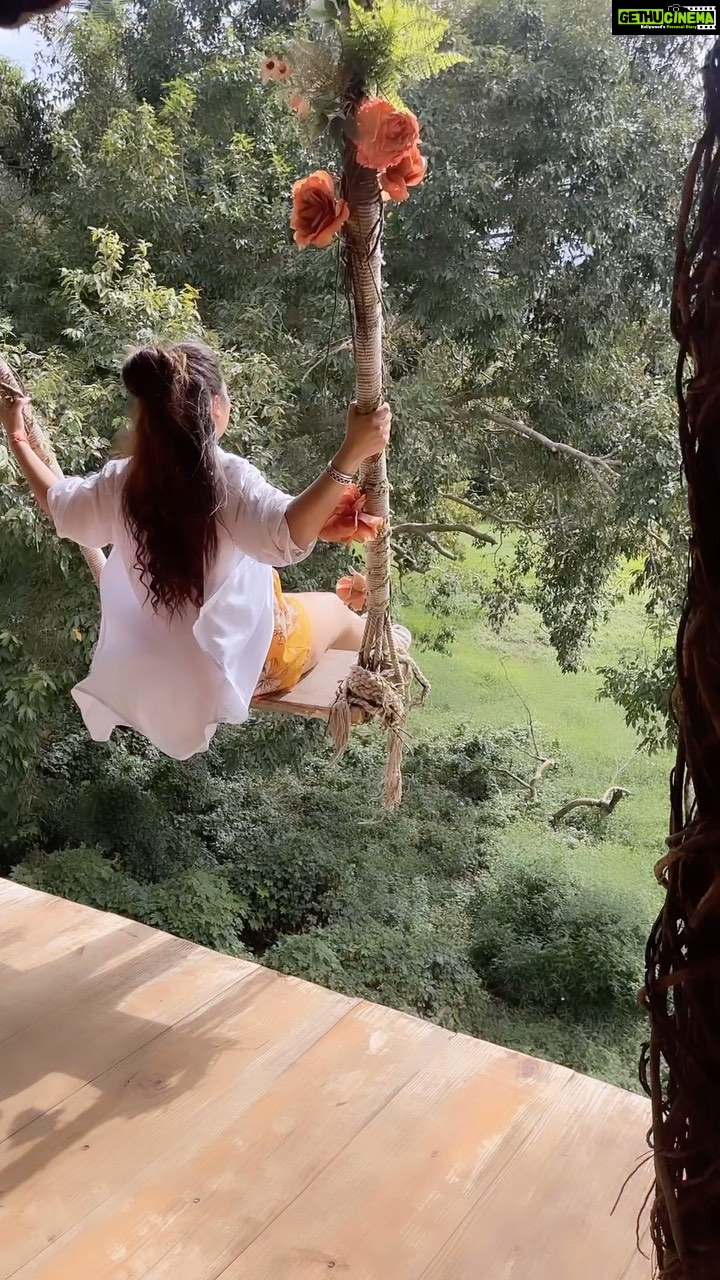Neha Marda Instagram - Fly through the air like you just don’t care … Rejuvenating for a beautiful mornning for my darling angel ❤️ @anaya_.agrawal