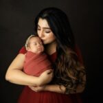 Neha Marda Instagram - When she was 3 months ❤️🍼 #babyanaya . . Wearing @rubab_couture #nehamarda #mommy #newbornphotography #newbornphotoshoot #mommylife