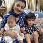 Neha Marda Instagram - Anaya's First Rakshabandhan ❤️ @avyay.deora . . . #nehamarda #babyanaya #rakshabandhan #rakhi #bhai