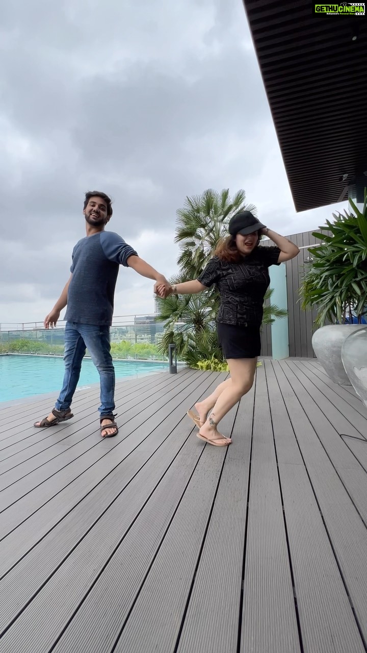 Nehalaxmi Iyer Instagram - From the dance floor to eternity, every step with you is a step towards forever. Each other’s Dancer partners for Life and beyond 🤍♾️ #RuHa . . . . . . #dancecouple #coupletravel #couplegoals #explore #hyderabad #hyderbaddiaries #ishqbaaz #reelsinstagram #jawan #srk #shahrukhkhan #trending #trendingsongs #bollywood #hindi #india #ishqbaaz DeccanSerai Grande
