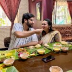 Nehalaxmi Iyer Instagram – 🧿 Caught in a love so sweet, we couldn’t keep it a secret any longer! 
A feast of emotions this Onam, our hearts are overflowing with Joy as we share something extra special with all of you. 

.

.

.

.

.

.

.

.

.

.

.

.

.

.

.

.

.

.

.

.

.

.

#bigannouncement #love #relationships #couplegoals #cutecouple #onam #onamvibes #sadya #whitesaree #kerala #nehalaxmi #ishqbaaz #explore #powercouple #instadaily #instagood #tamilian Mumbai, Maharashtra