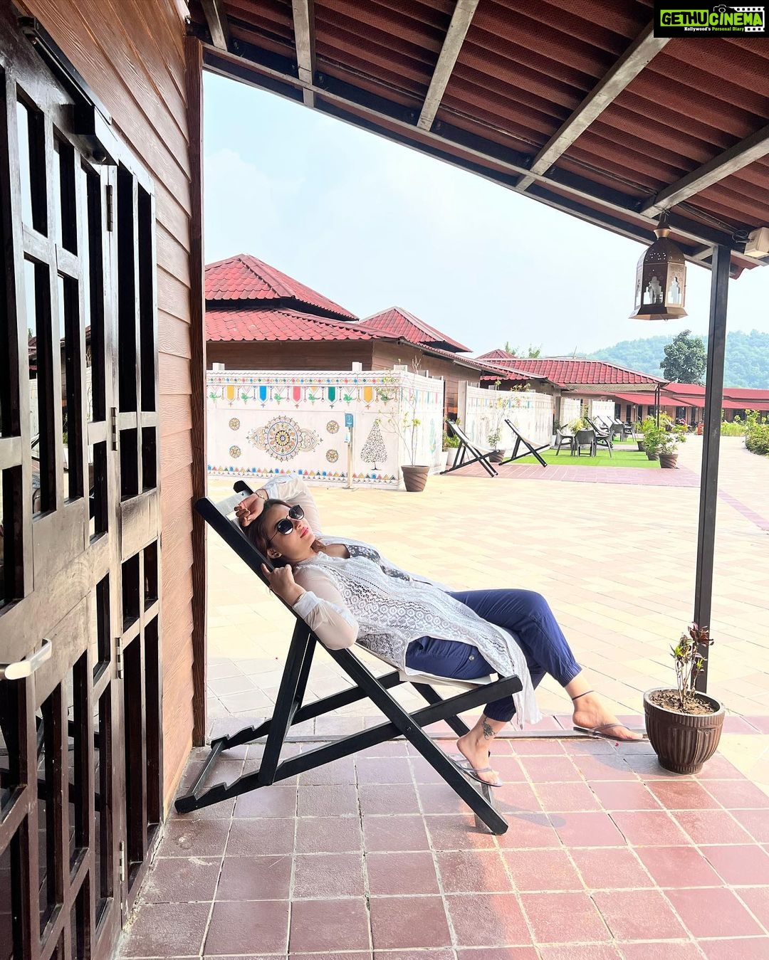 Nehalaxmi Iyer Instagram - Inhale calm, exhale stress - that’s the vacation mantra. 🌟 Tent City Narmada