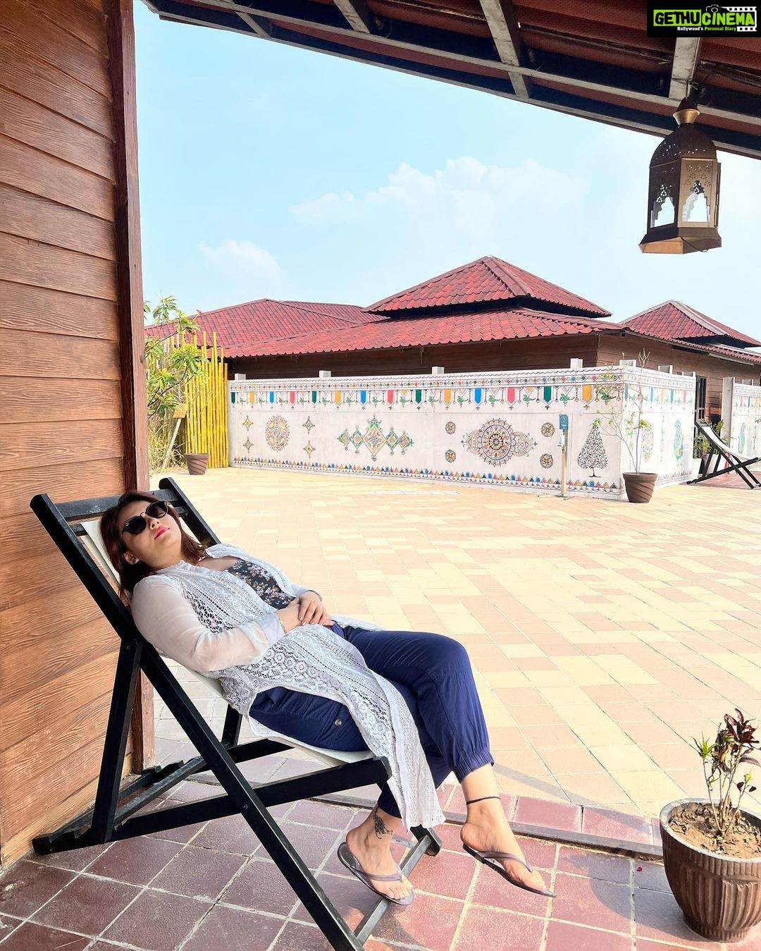 Nehalaxmi Iyer Instagram - Inhale calm, exhale stress - that’s the vacation mantra. 🌟 Tent City Narmada
