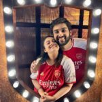 Nehalaxmi Iyer Instagram - A night to remember for all Gooners, a historic win for Arsenal against Man City! Time to savor the moment! 🏆⚽ Arsenal for life ❤️ . . . . . . . . . . #gunners #ruha #arsenal #gooners #premierleague #mancity #sportscouple #couplegoals #goonerette #goonerfamily #explore #footballs #instagood #lovr #photooftheday India
