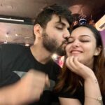 Nehalaxmi Iyer Instagram - In our world, ‘normal’ is overrated; ‘mad and crazy’ suits us just fine! From inside jokes to outside adventures, our love is an epic journey where you’re both the best friend and the love of my life. I love you 🤍🧿 #RuHa Mumbai - मुंबई