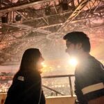 Nehalaxmi Iyer Instagram – Ticking off watching WWE Live from our bucket list : Check
Finding love: Double check.
Living life to the fullest: Priceless. Hyderabad Gachiboli Stadium