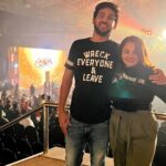 Nehalaxmi Iyer Instagram – Ticking off watching WWE Live from our bucket list : Check
Finding love: Double check.
Living life to the fullest: Priceless. Hyderabad Gachiboli Stadium