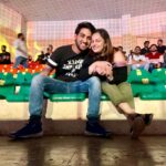 Nehalaxmi Iyer Instagram – Ticking off watching WWE Live from our bucket list : Check 
Finding love: Double check. 
Living life to the fullest: Priceless. Hyderabad Gachiboli Stadium