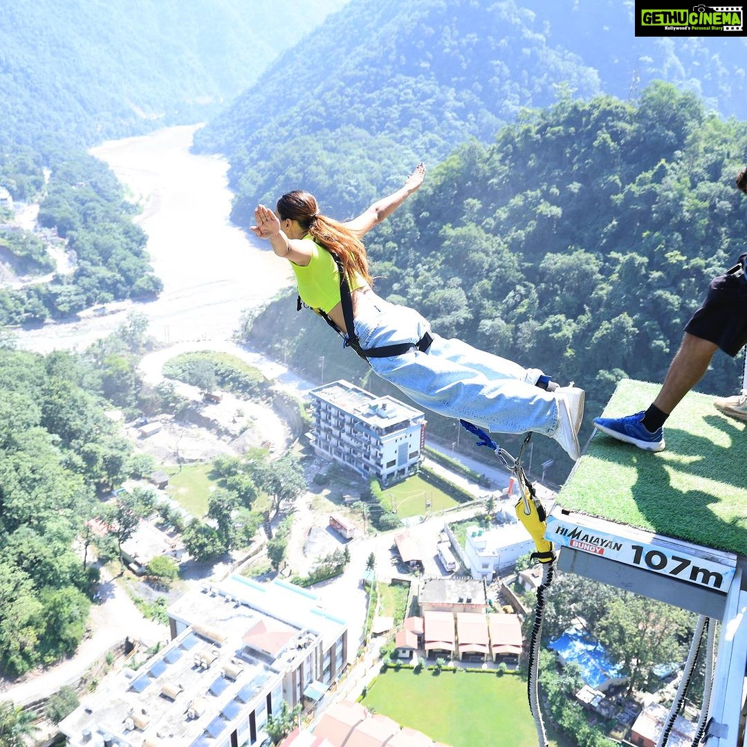 Nia Sharma Instagram - Sky high My high! 🥳 Rishikesh