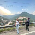 Nia Sharma Instagram - Passing through Devprayag …. where Bhagirathi and Alaknanda rivers unite..(copied from google😉) Sangam, Devprayag