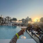 Nia Sharma Instagram - The pool party… pina coladas.. the sunset.. my day’s made. #dubai🇦🇪 @fivepalmjumeirah also thanks for putting up the best cocktail show for me🥳💯 Rima❤️ FIVE Palm Jumeirah Dubai