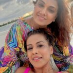 Nia Sharma Instagram - My mom and I ,Worrying about life..😉 Miami, USA