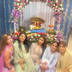 Nia Sharma Instagram - Ganpati Bappa Moryaaaaaa💥💯💯💯 Stuffed with poori halwa.. modak, laddoosss , and whhhaaattttttttttt not.💯 #festivities🎉