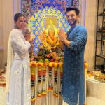 Nia Sharma Instagram - Ganpati Bappa Moryaaaaaa💥💯💯💯 Stuffed with poori halwa.. modak, laddoosss , and whhhaaattttttttttt not.💯 #festivities🎉