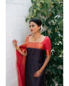Nidhi Subbaiah Instagram - The fit never fails 😄
Hair n Makeup : @kruthikasmakeup ♥️
Photography : @manoharphotography1 🤍