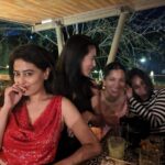 Nidhi Subbaiah Instagram - Wore a red shimmery top last night n took a lot of pictures with friends . #instacaptiongamedead See you tomorrow 2023! Mysore, Karnataka