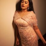 Nidhi Subbaiah Instagram - Fly me to the moon 🌗 Day 2 for @siimawards Wardrobe - @saldanha_label Accessories- @labelamaira Hair and Makeup - @makeoversbyamitha_lekha Photography - @nithishayyod JW Marriott Hotel Bengaluru