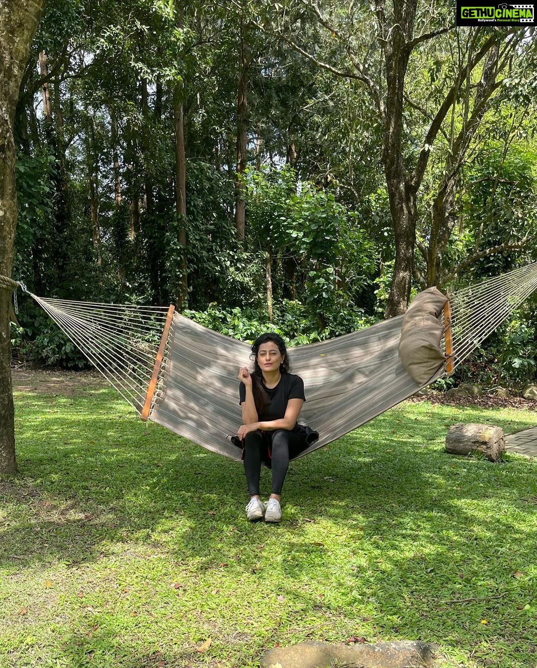 Nidhi Subbaiah Instagram - Nature Girl 💚💚💚 #nofilter Chikmagalur