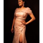 Nidhi Subbaiah Instagram - Which one is your favourite?🤍 Here’s a photo dump cos I couldn’t select from the awesome bunch of pictures that @nithishayyod shot! And I’m in love with this gown that @saldanha_label customised for me!♥️ What can I even say about the flawless makeup by my favourite @makeoversbyamitha_lekha 💋 And this lovely jewellery by @labelamaira 💎 JW Marriott Hotel Bengaluru