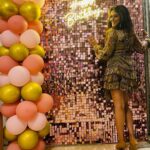 Nidhi Subbaiah Instagram - Thankyou everyone for all the calls, messages, wishes and blessings! Im blessed to have you guys in my life! ♥️♥️♥️ A great bday was had! Shoutout to @silk_and_ribbon_events for turning my apartment into a disco wonderland ! It was a hit! ♥️Dancing my way into the new year now 🕺🏽🕺🏽🕺🏽