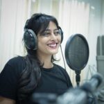 Nidhi Subbaiah Instagram - Dubbing moods! For #edagaiyeapaghatakkekarana Captured by @jtprateek Bangalore, India
