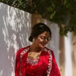 Nikhila Vimal Instagram – 💭♥️

#mathagampromotions #mathagamonhotstar 

Styling: @keerthysampath 
Photography: @aishwaryashok 
Makeup: @femy_antony__ 
Outfit : @pinkcitybysarika @itrhofficial 
Jewellery: @divasmantra