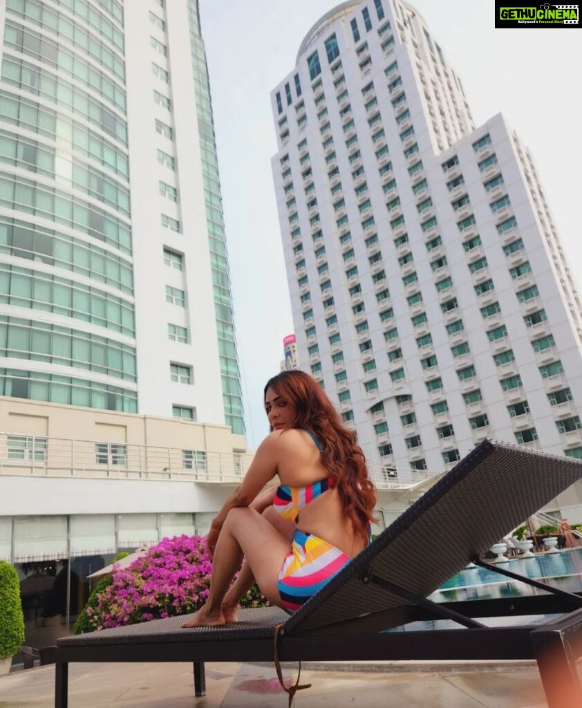 Nikita Rawal Instagram - Me time ❤️ #travelblogger #travel #poolgirl #bikini #bikinilife
