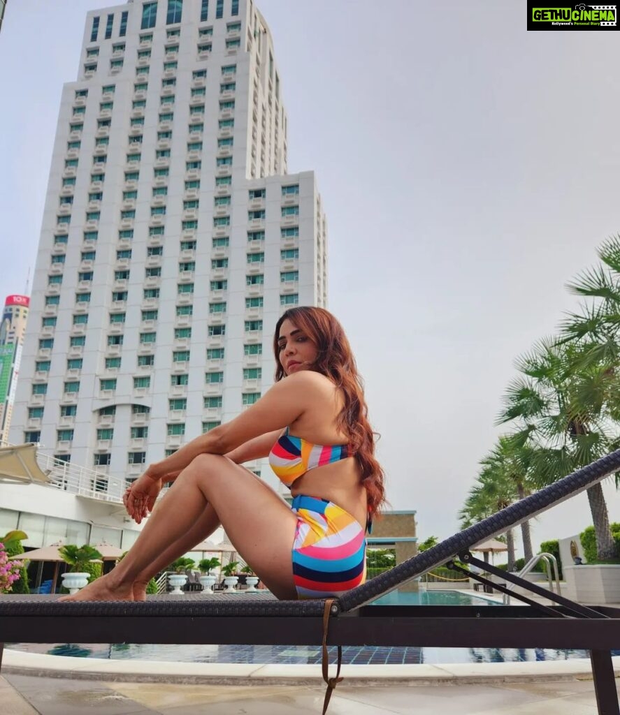 Nikita Rawal Instagram - Me time ❤️ #travelblogger #travel #poolgirl #bikini #bikinilife