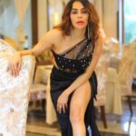 Nikita Rawal Instagram - Black dresses are my love language.🖤 . . . . #blackgirlmagic #black #icon #postoftheday #blacklove #modeling #shoot #mumbai #trend #blackclover #hot #modeling #love #nikitarawal