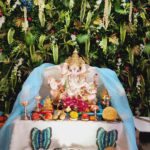 Nikita Rawal Instagram - Ganesh ji is there for all of us 🙏 ❤️ Jai ganesha #ganesha #ganeshchaturthi #ganeshutsav #shanti