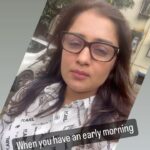 Nikita Thukral Instagram – When you have an early morning appointment and your face is still swollen and sleepy becoz of jet lag from America  can any one relate to this. #women #love #gratitude #blessed #actresslife